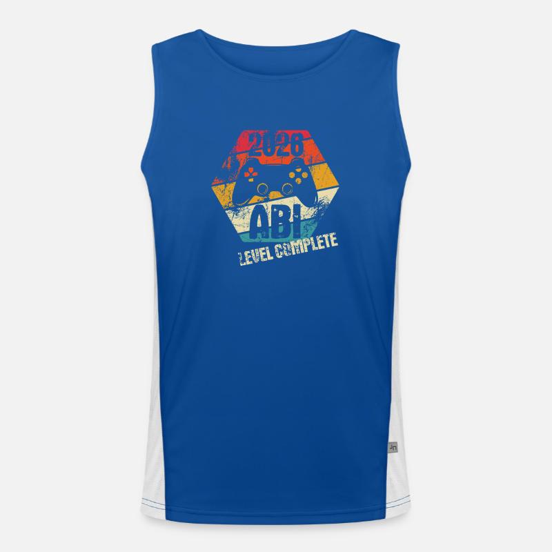Abi 2026 - Abitur Passed - Level Complete Men's Functional Contrast Tank Top 