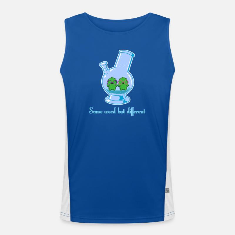 Same weed but different Funktionelles Kontrast-Tank Top für Männer 