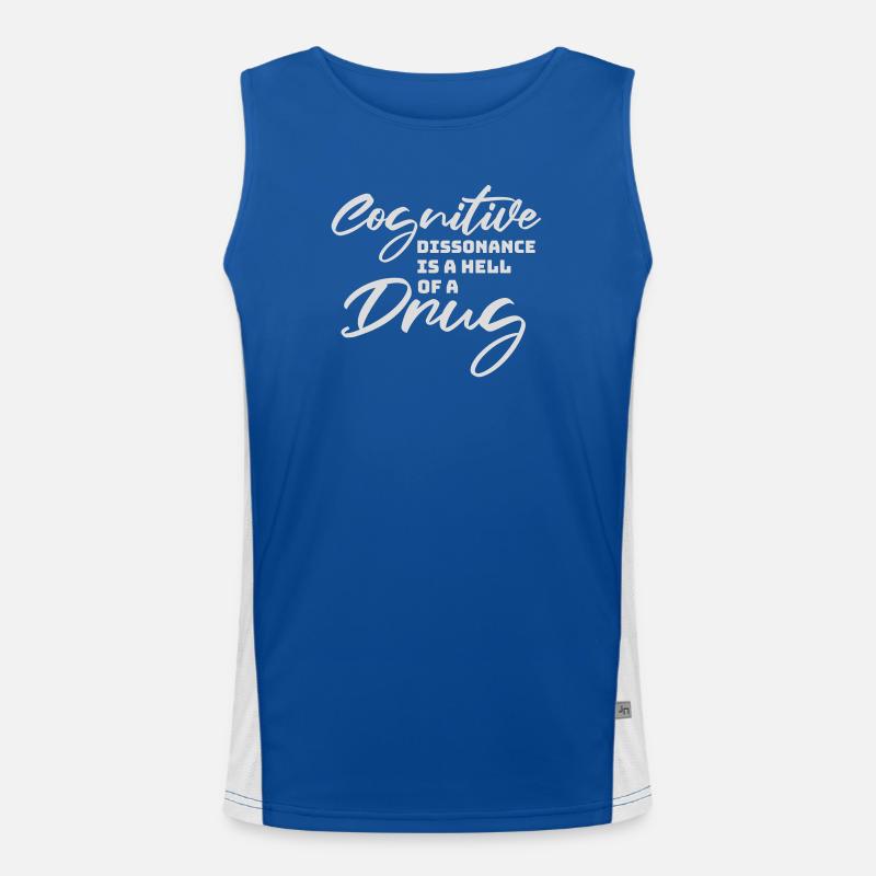 La dissonance cognitive est un sacré dicton. Débardeur respirant contrasté Homme 