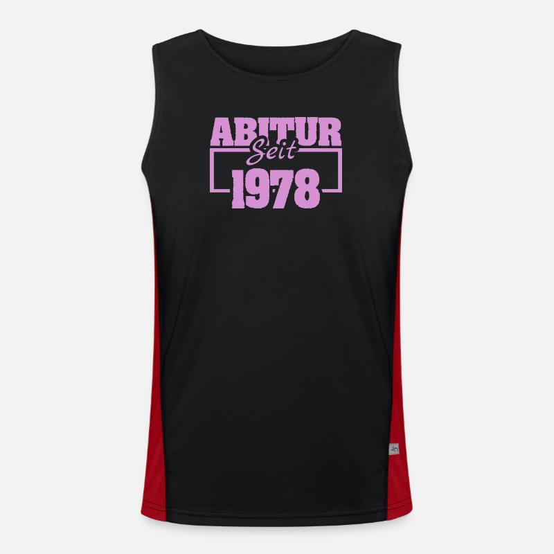 1978 Funktionelles Kontrast-Tank Top für Männer 