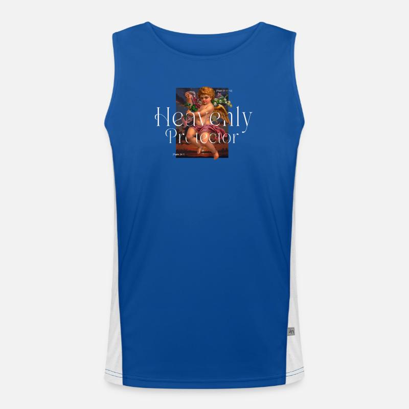 Heavenly Protector Men's Functional Contrast Tank Top 