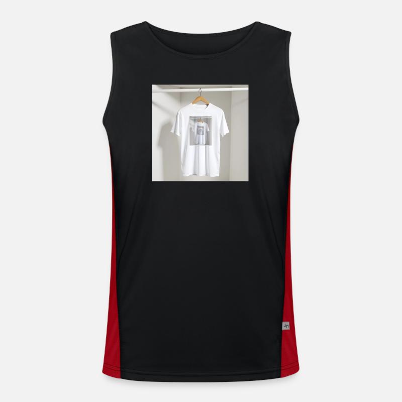 Framed Reflection Tee Men's Functional Contrast Tank Top 
