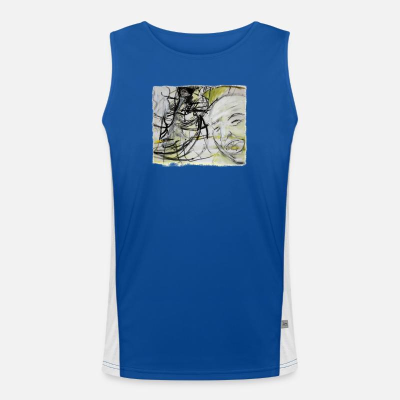 An old man remembers Funktionelles Kontrast-Tank Top für Männer 