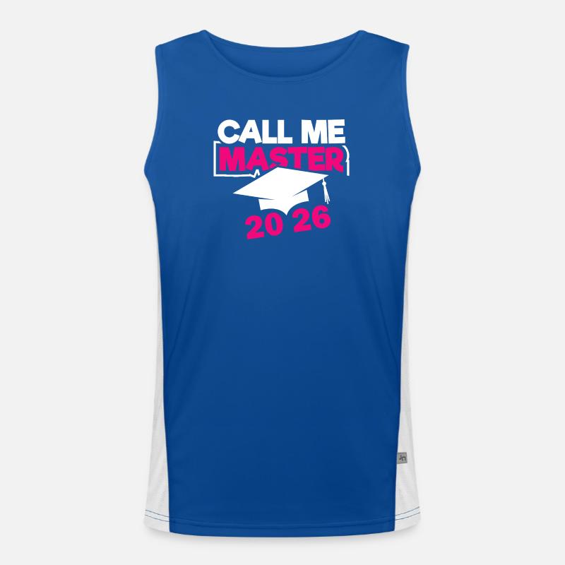 Master 2026 Diplôme Débardeur respirant contrasté Homme 