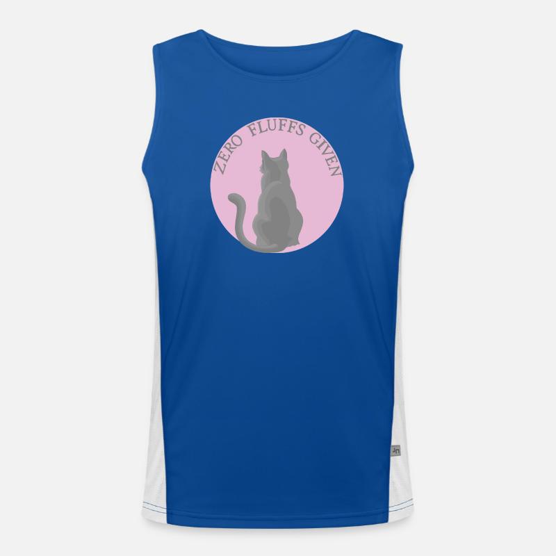 Chat avec de l’attitude Débardeur respirant contrasté Homme 