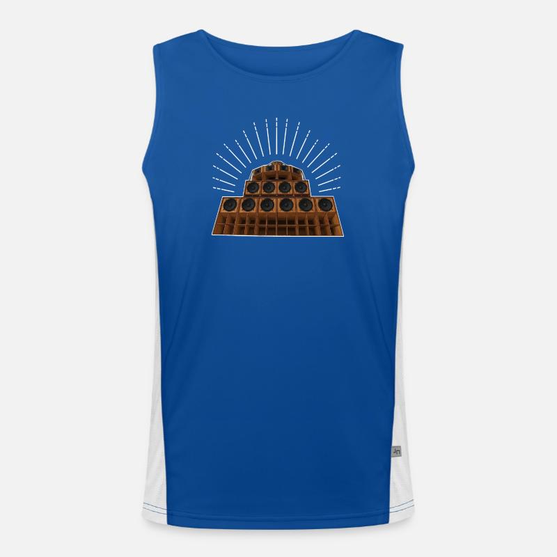 Sound system Men's Functional Contrast Tank Top 