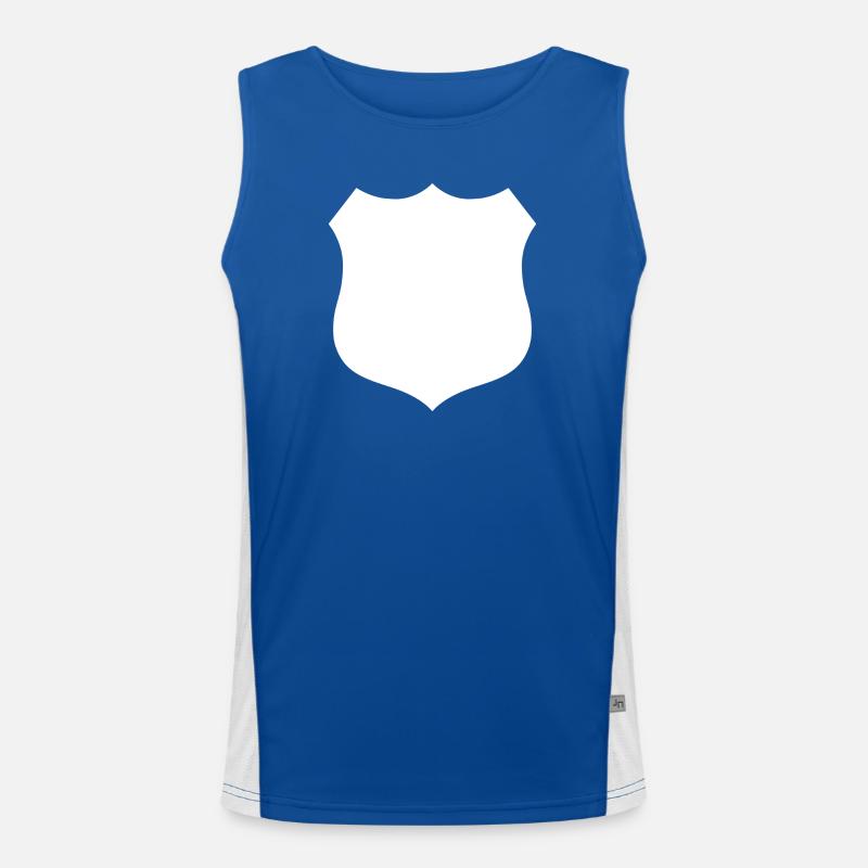 Schild Funktionelles Kontrast-Tank Top für Männer 