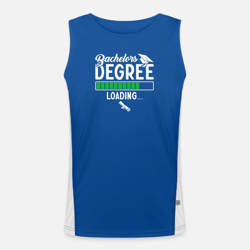 Bachelors Degree Loading Men's Functional Contrast Tank Top 