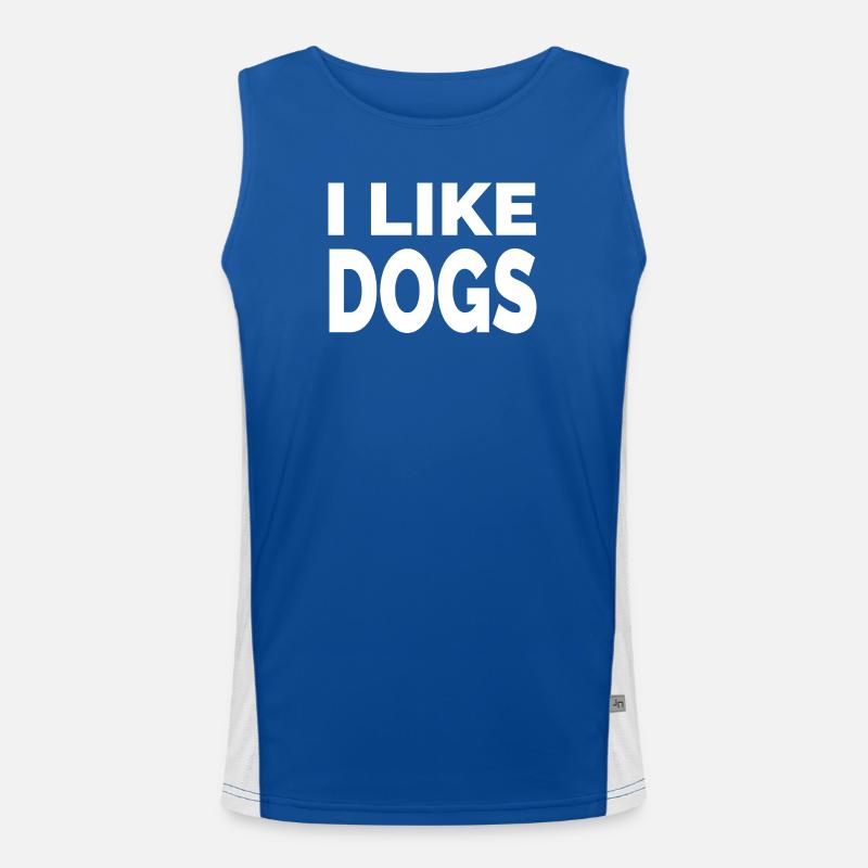 Hunde Funktionelles Kontrast-Tank Top für Männer 