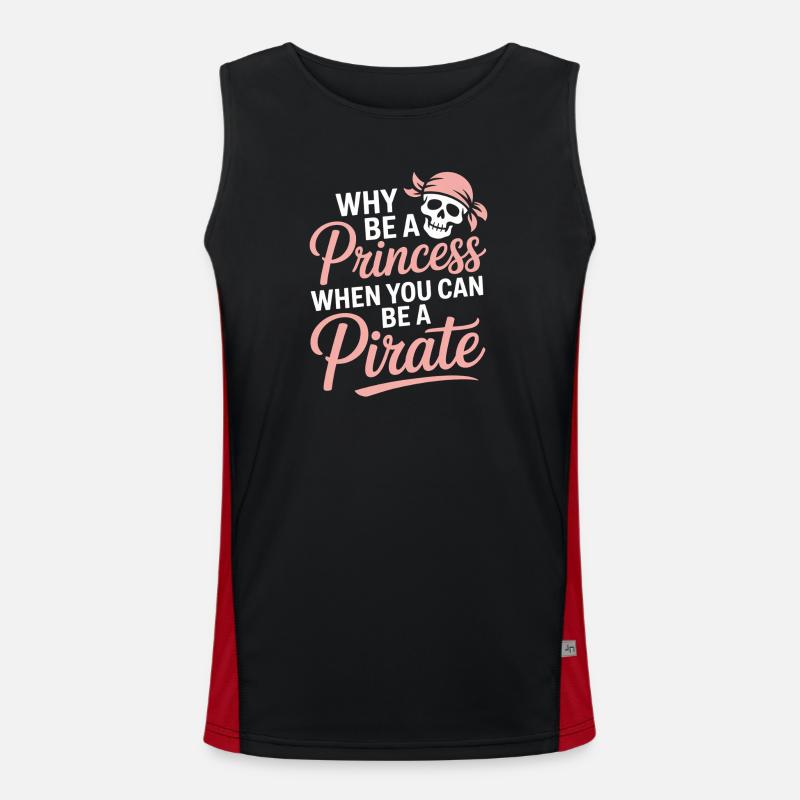 Attitude de la princesse pirate Débardeur respirant contrasté Homme 