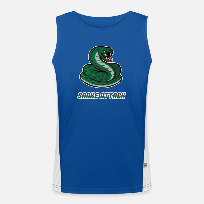 Schlangen-Workout Funktionelles Kontrast-Tank Top für Männer 