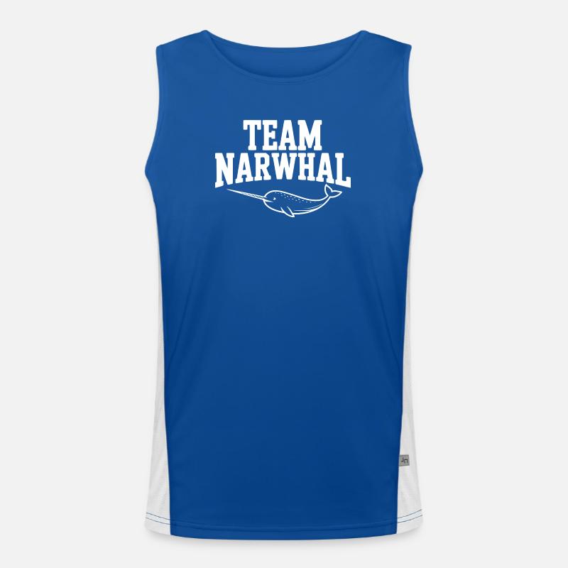 Équipe Narwhal Débardeur respirant contrasté Homme 
