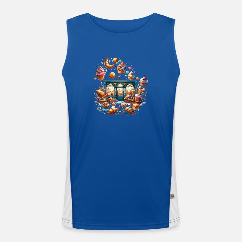 Whimsian Bakery Dream Men's Functional Contrast Tank Top 