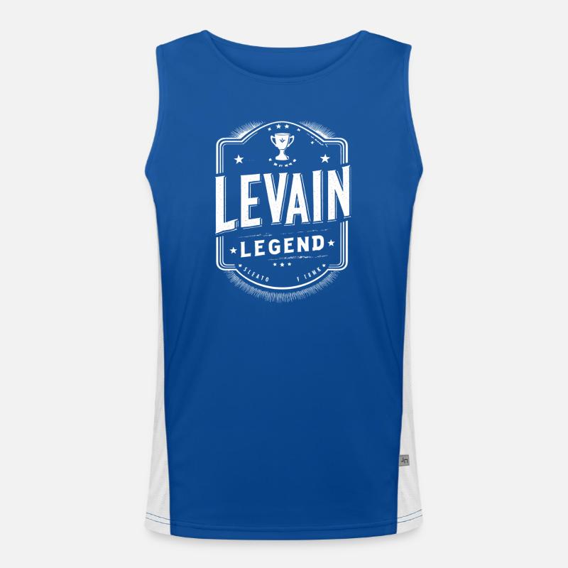 Levain Legend - Die lebende Sauerteig-Legende Funktionelles Kontrast-Tank Top für Männer 