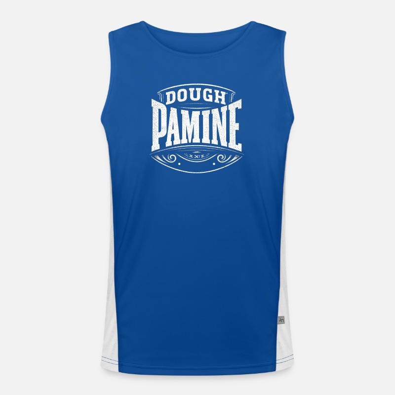 Dough Pamine - the dopamine for bakers Men's Functional Contrast Tank Top 