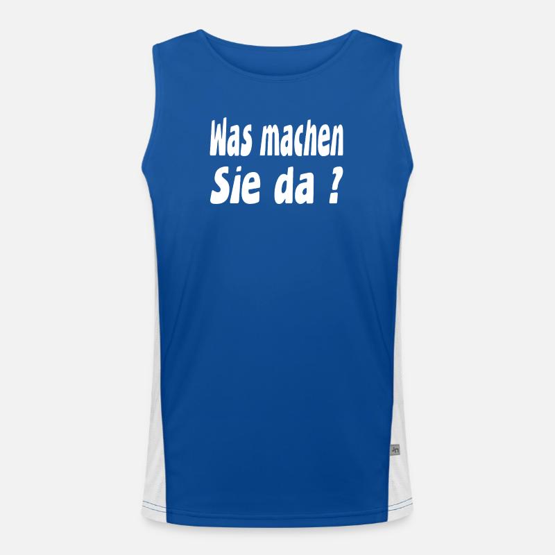 Work Men's Functional Contrast Tank Top 