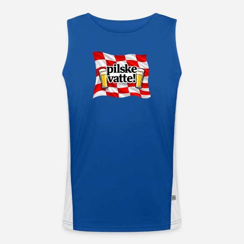 Pilske raste! Funktionelles Kontrast-Tank Top für Männer 