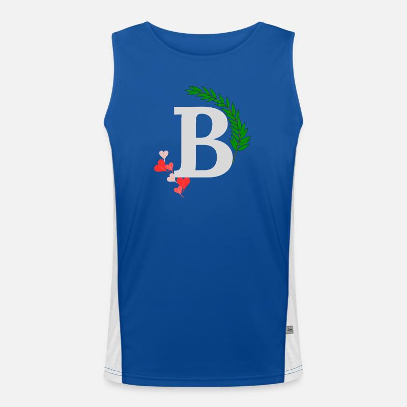 B Funktionelles Kontrast-Tank Top für Männer 