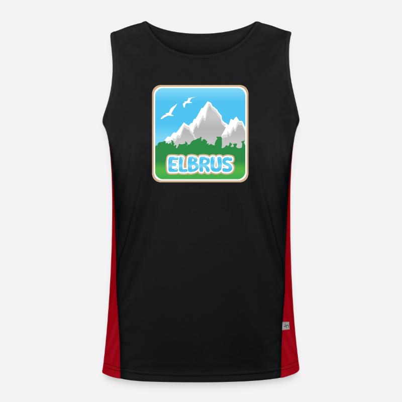 Mount Elbrus Men's Functional Contrast Tank Top 
