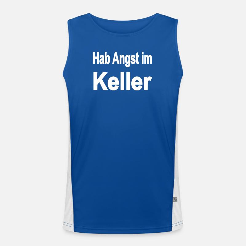 Keller Funktionelles Kontrast-Tank Top für Männer 