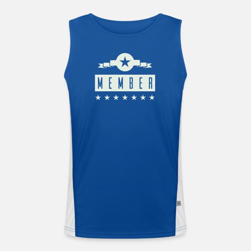 Members Men's Functional Contrast Tank Top 
