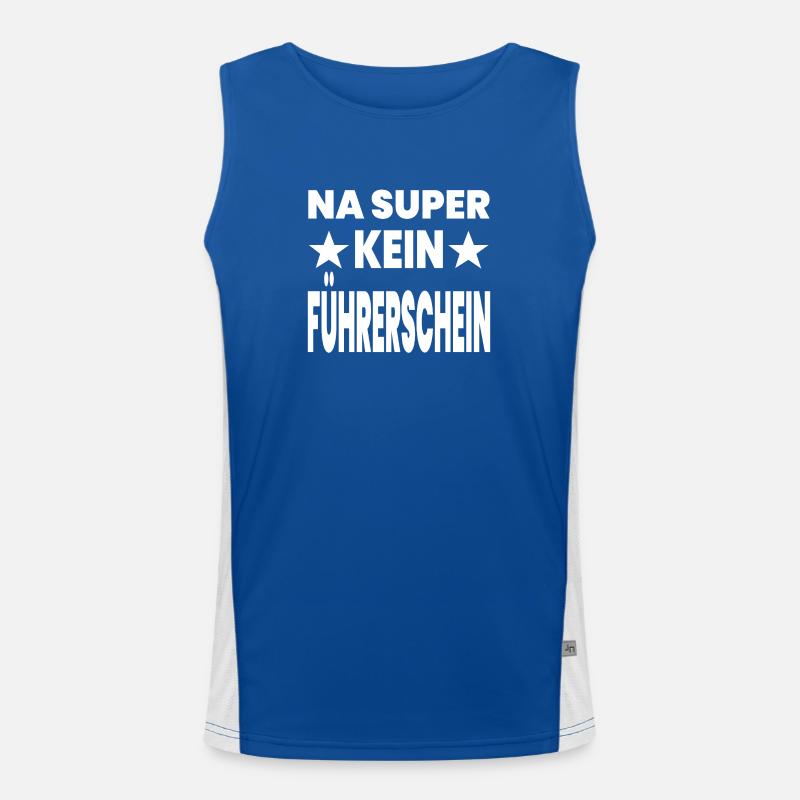 Driving licence Men's Functional Contrast Tank Top 