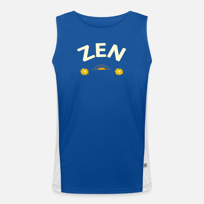 Zen Funktionelles Kontrast-Tank Top für Männer 