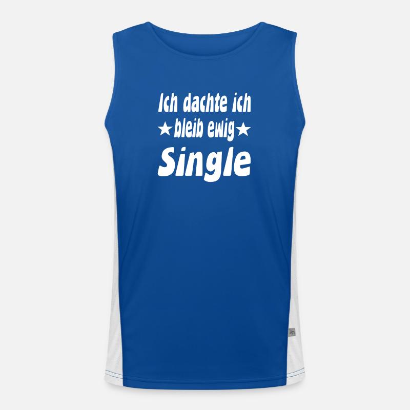 Single Funktionelles Kontrast-Tank Top für Männer 