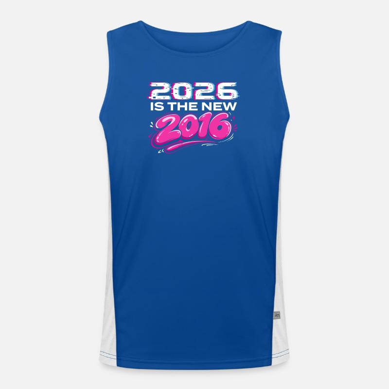 2026 Neue 2016 Throwback-Internet-Vibes Funktionelles Kontrast-Tank Top für Männer 