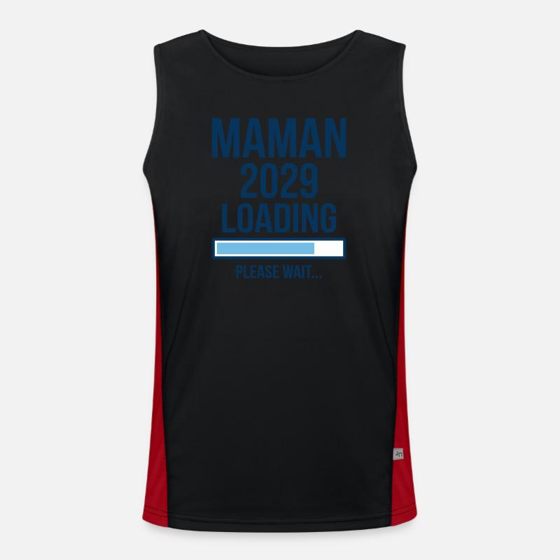 Future Maman 2029 Loading Graphique Débardeur respirant contrasté Homme 