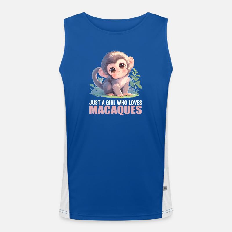 Macaque Macaque Débardeur respirant contrasté Homme 