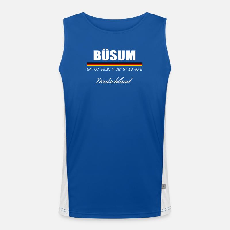 Büsum  Funktionelles Kontrast-Tank Top für Männer 