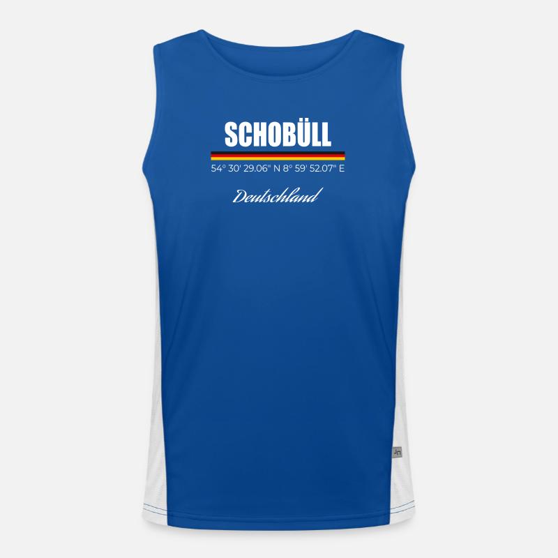 Schobüll Funktionelles Kontrast-Tank Top für Männer 