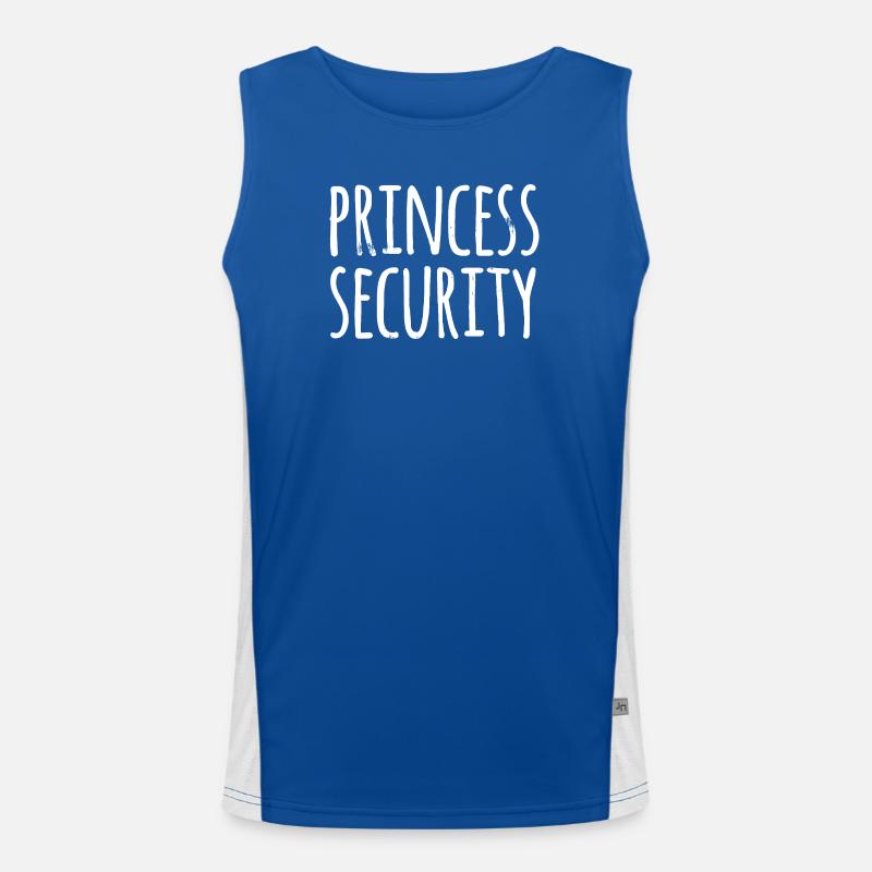 Typographie de la Princesse de la Sécurité Débardeur respirant contrasté Homme 