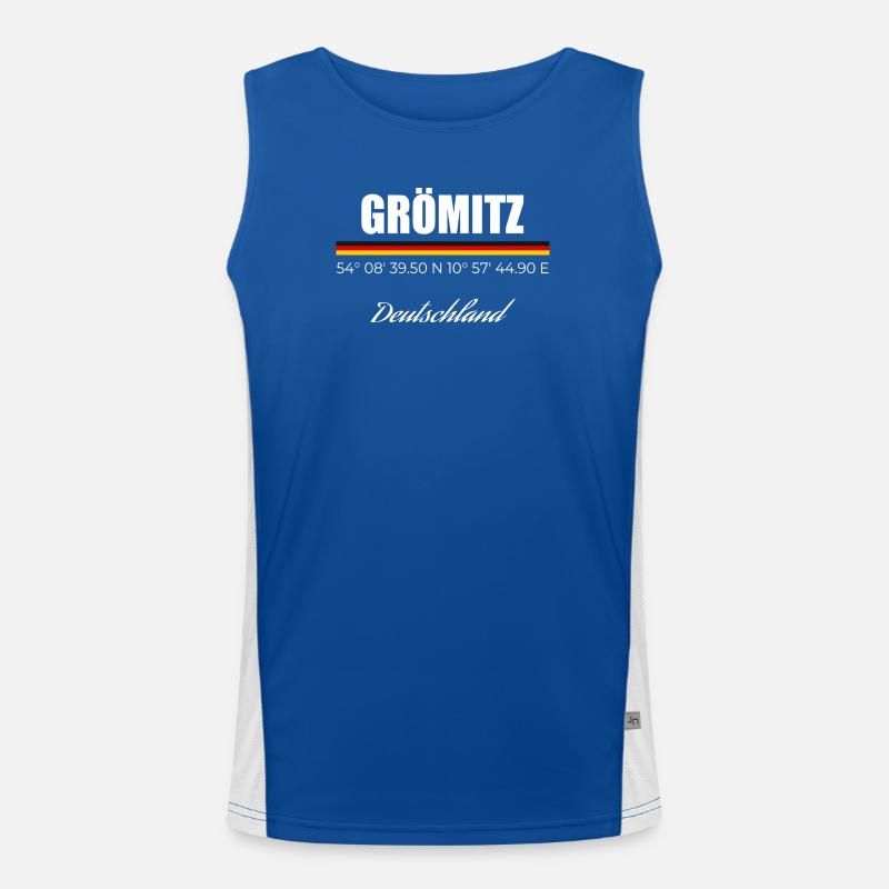 Grömitz Funktionelles Kontrast-Tank Top für Männer 