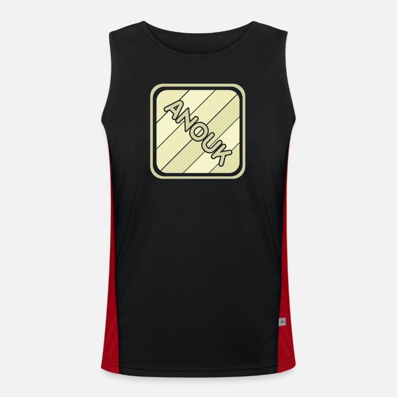 Anouk Funktionelles Kontrast-Tank Top für Männer 