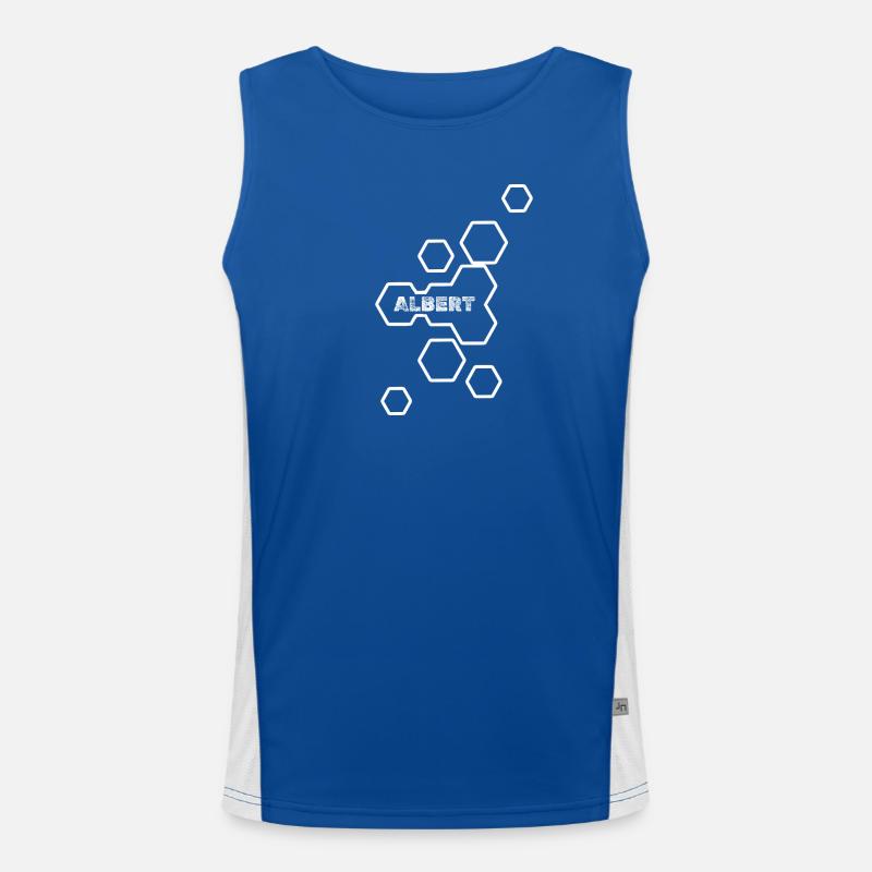 Gift for Albert Men's Functional Contrast Tank Top 