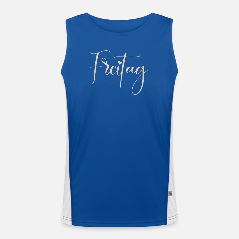 Freitag Funktionelles Kontrast-Tank Top für Männer 