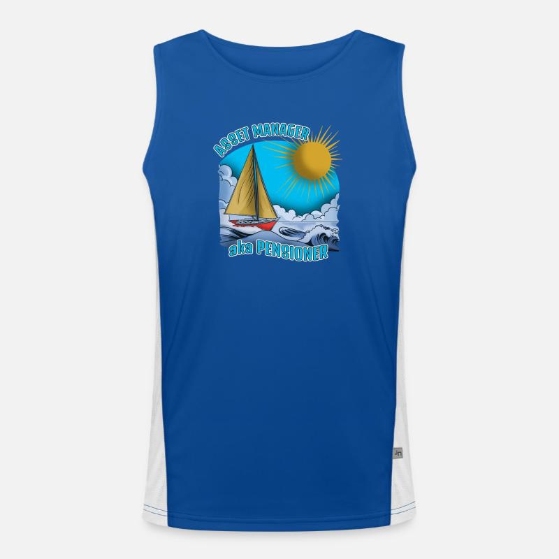 Gestionnaire d’actifs alias Retraité Débardeur respirant contrasté Homme 