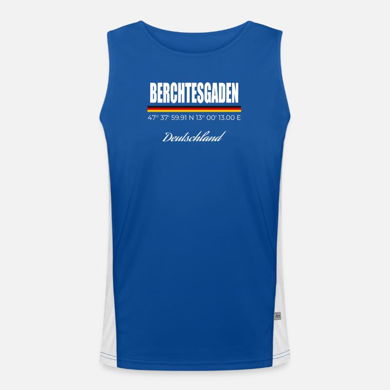 Berchtesgaden Funktionelles Kontrast-Tank Top für Männer 