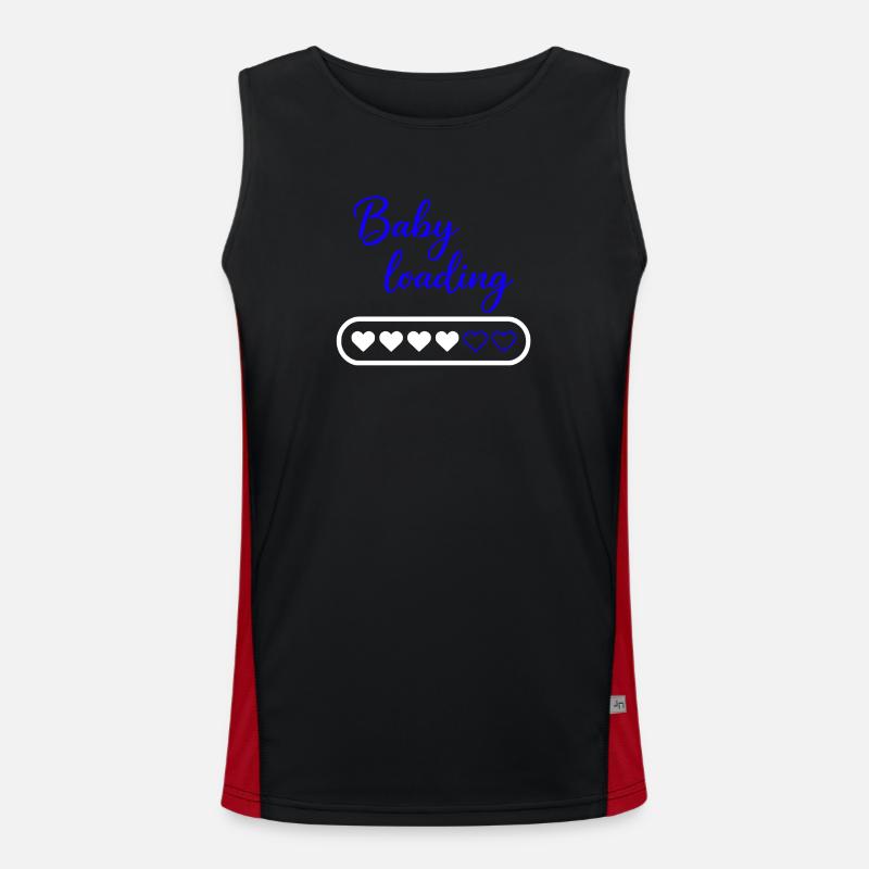 Baby loading Men's Functional Contrast Tank Top 