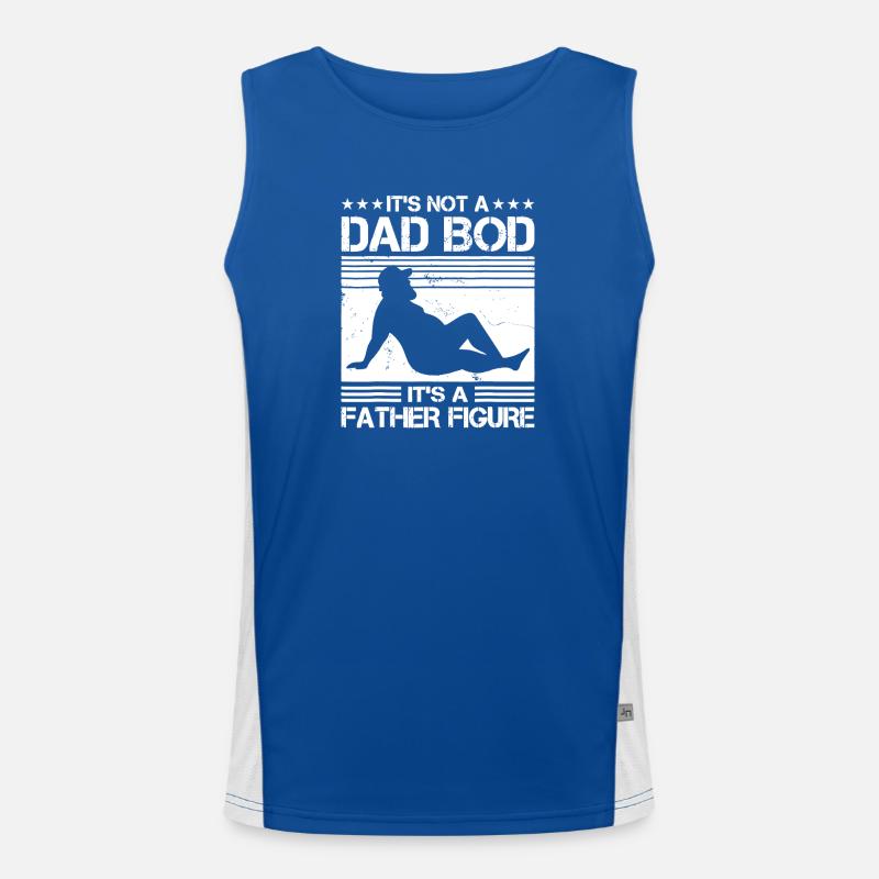 Father Figure Bod Silhouette Men's Functional Contrast Tank Top 