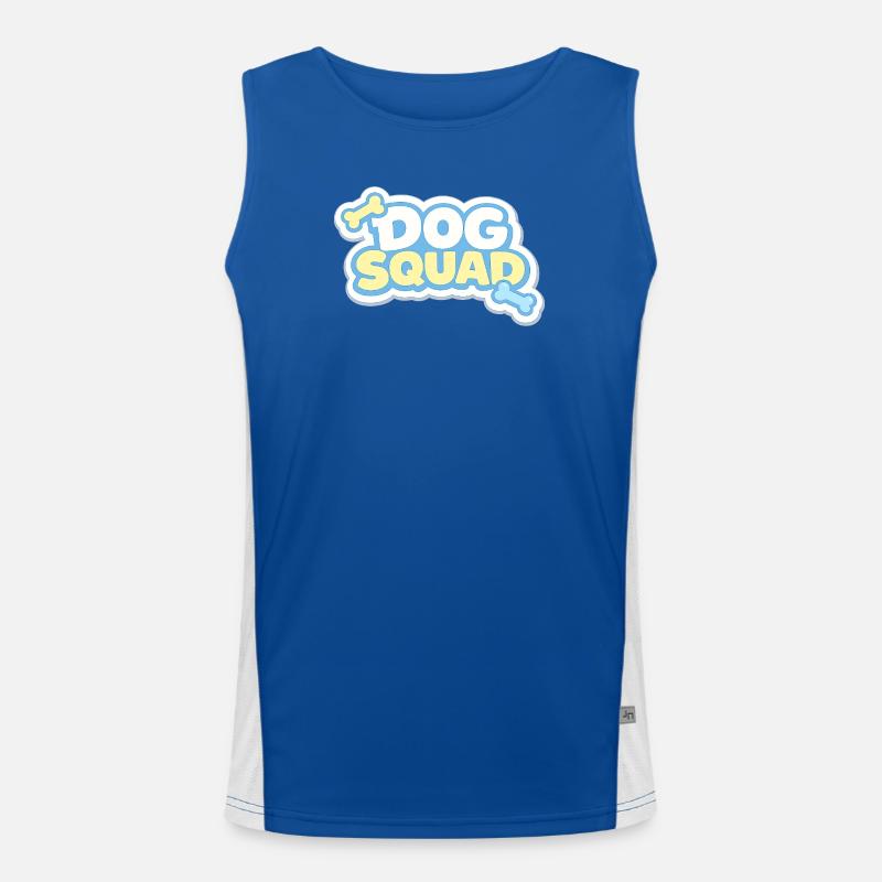 Pattes Pastel de la Dog Squad Débardeur respirant contrasté Homme 
