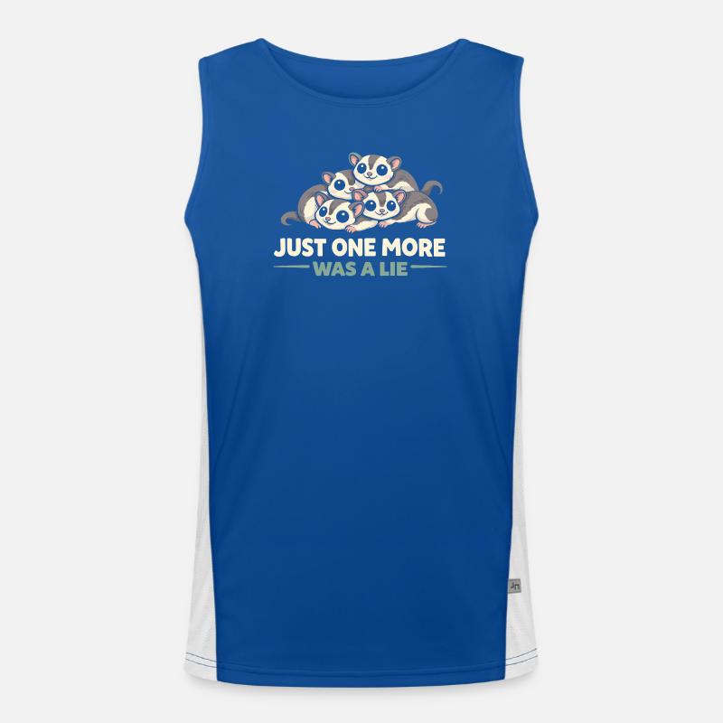 Sugar Glider Mom Exotic Pet Lover Men's Functional Contrast Tank Top 