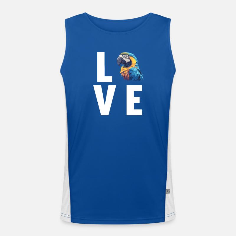Macaw's Era Men's Functional Contrast Tank Top 