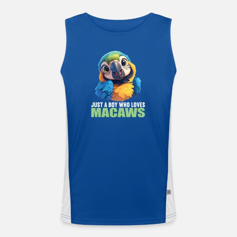 Macaw's Era Men's Functional Contrast Tank Top 