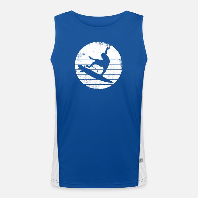 Conception de surfeur Débardeur respirant contrasté Homme 