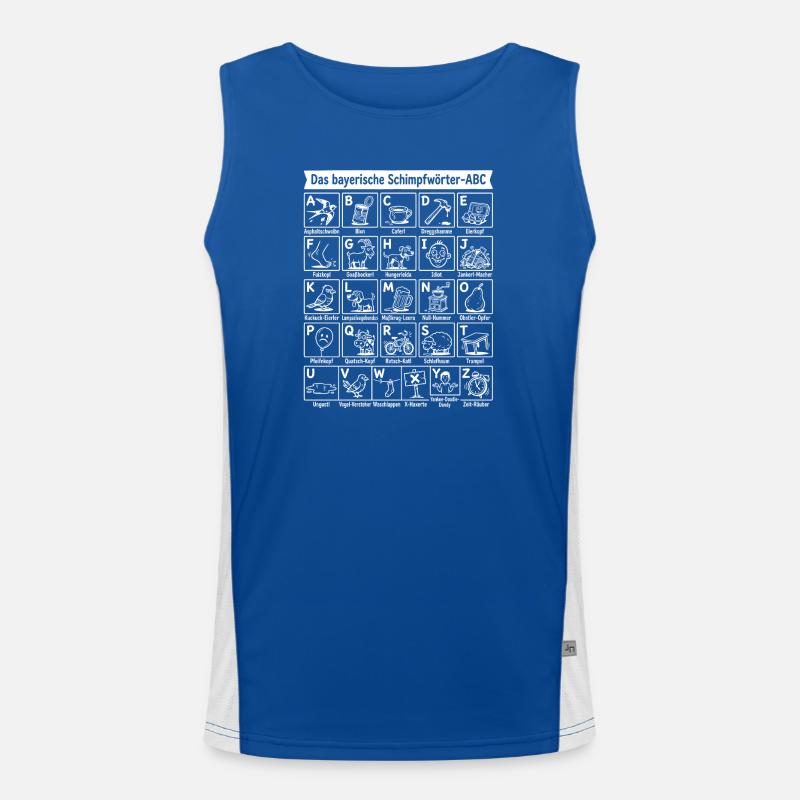 Das ABC Funktionelles Kontrast-Tank Top für Männer 