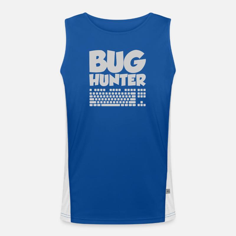 Lustige Softwareingenieure, Programmierer, Entwickler, Funktionelles Kontrast-Tank Top für Männer 