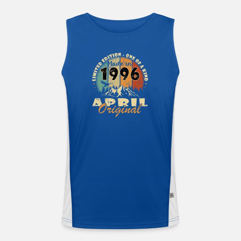 April 1996 Vintage-Geburtstagsgeschenk Funktionelles Kontrast-Tank Top für Männer 